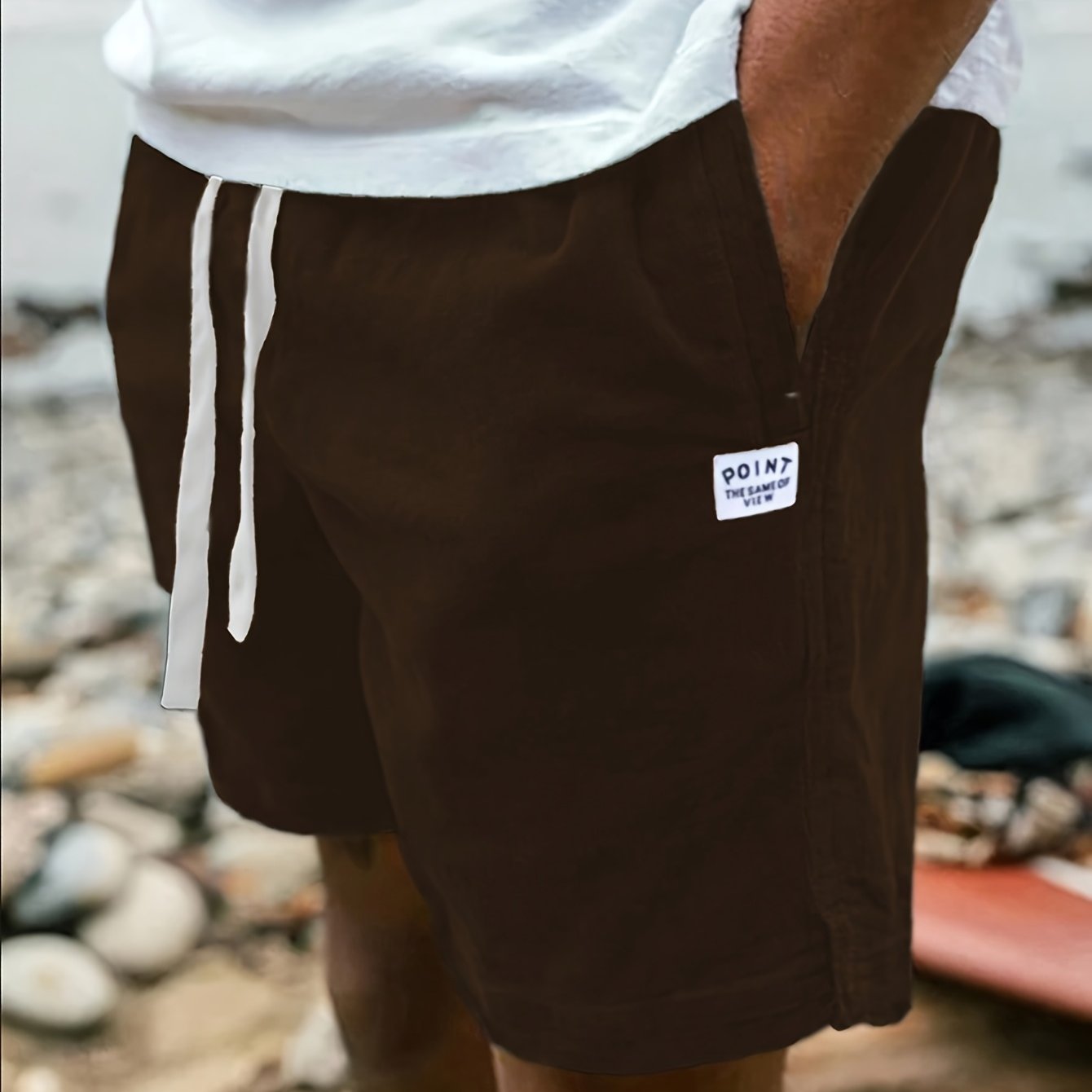 FRANK™ | Shorts med ribkant og snøre