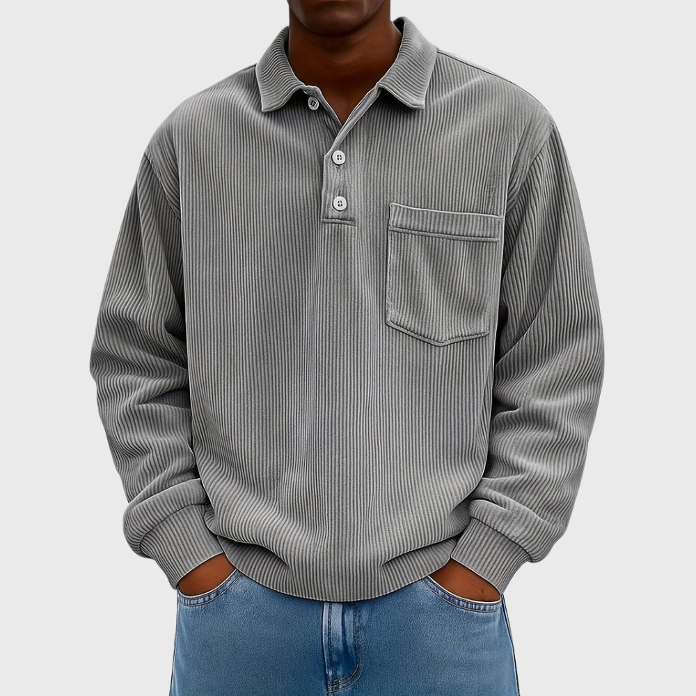 FRANK | CORDUROY-SKJORTE MED LANGE ÆRMER