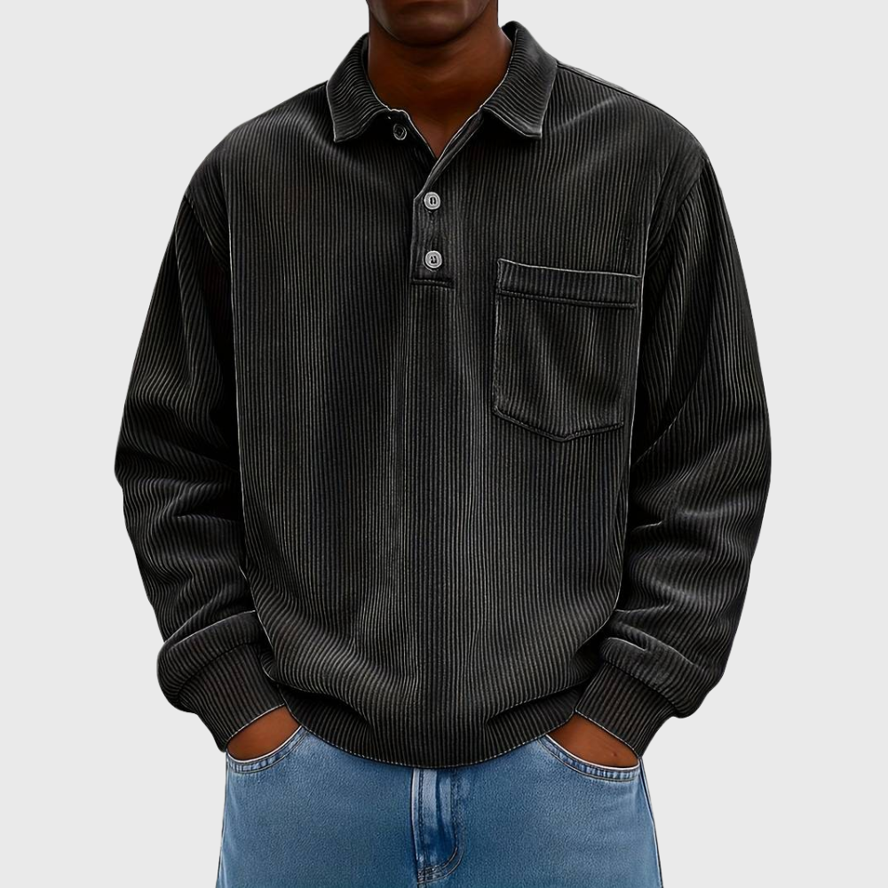 FRANK | CORDUROY-SKJORTE MED LANGE ÆRMER