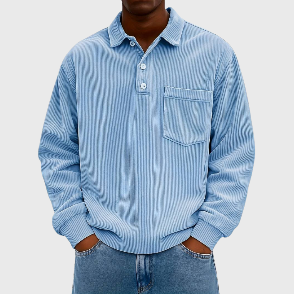FRANK | CORDUROY-SKJORTE MED LANGE ÆRMER