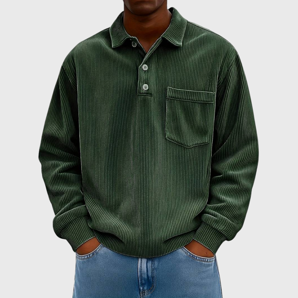 FRANK | CORDUROY-SKJORTE MED LANGE ÆRMER