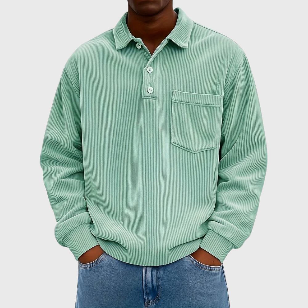 FRANK | CORDUROY-SKJORTE MED LANGE ÆRMER