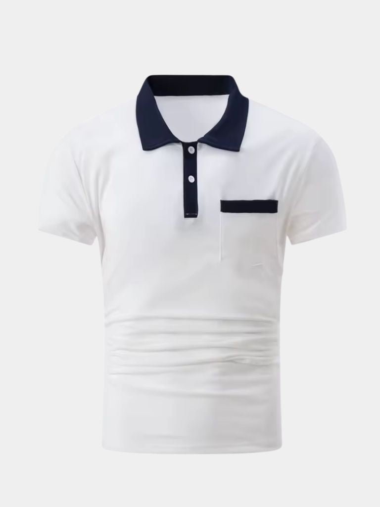 FRANK™ | Polo med kontrastkrave