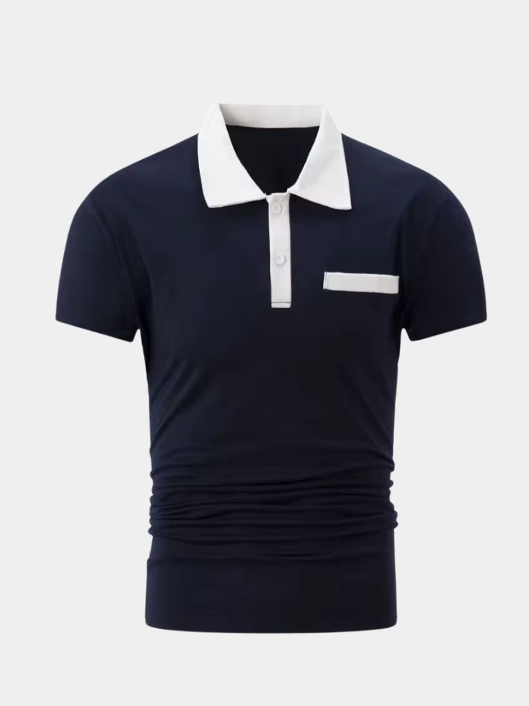 FRANK™ | Polo med kontrastkrave