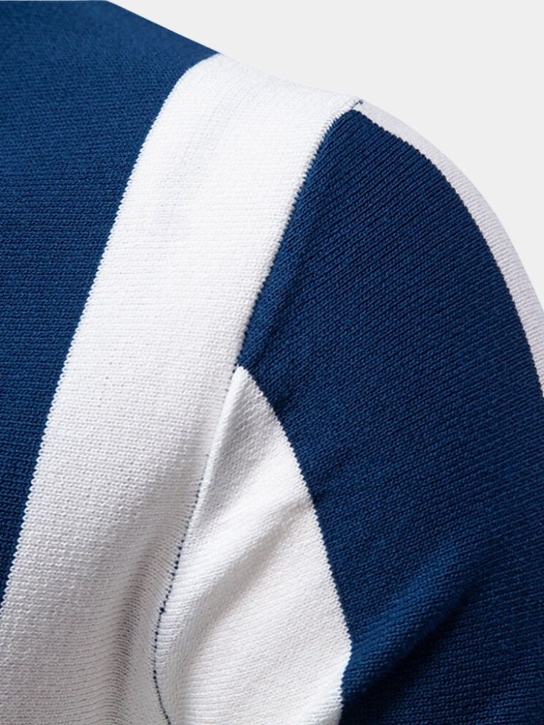 FRANK™ | Stribet polo med lynlås