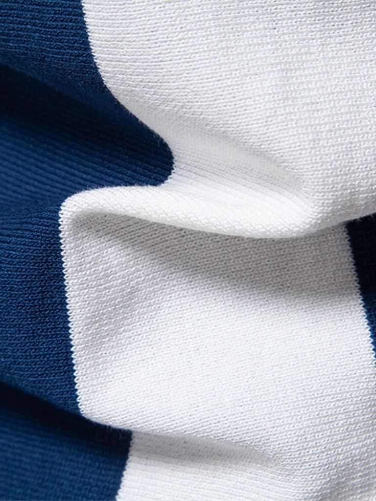 FRANK™ | Stribet polo med lynlås