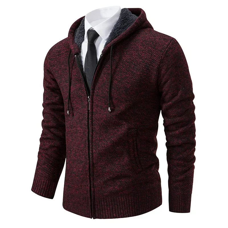 FRANK | FLEECE-CARDIGAN MED LYNLÅS