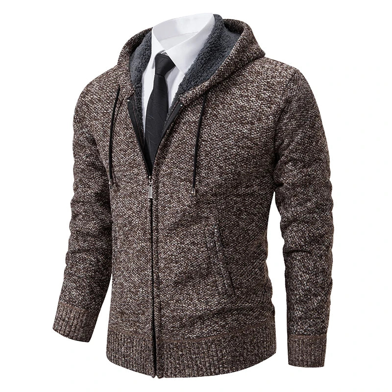 FRANK | FLEECE-CARDIGAN MED LYNLÅS