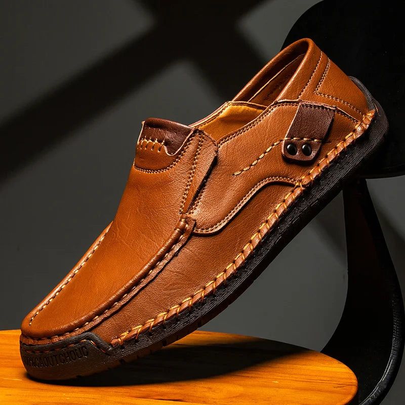 FRANK™ | KLASSISKE LÆDERLOAFERS TIL HERRER