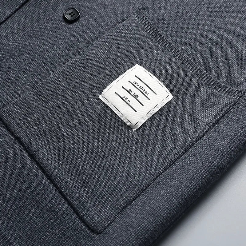 FRANK™ | Strikket blazer med fire ribber