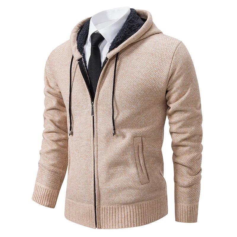 FRANK | FLEECE-CARDIGAN MED LYNLÅS
