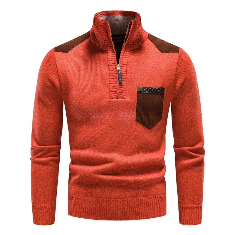 FRANK | HERRE-FLEECE-TRØJE MED LYNLÅS