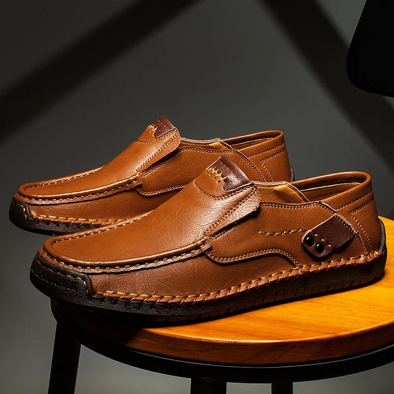 FRANK™ | KLASSISKE LÆDERLOAFERS TIL HERRER