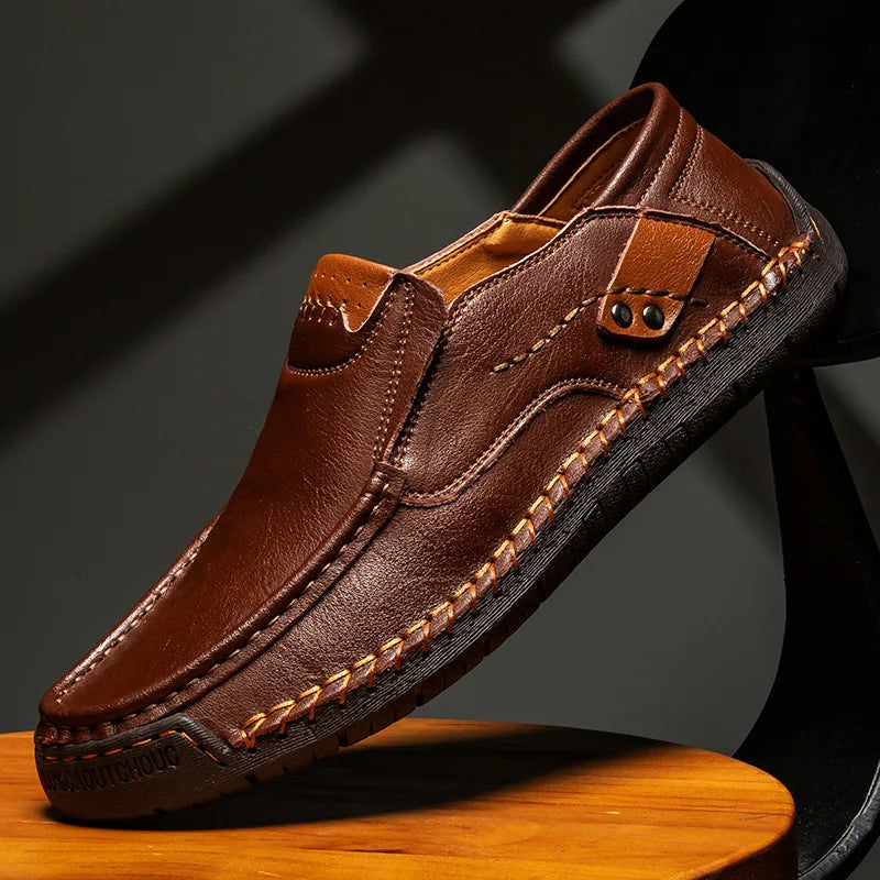 FRANK™ | KLASSISKE LÆDERLOAFERS TIL HERRER