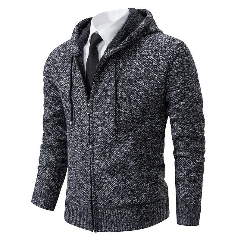 FRANK | FLEECE-CARDIGAN MED LYNLÅS
