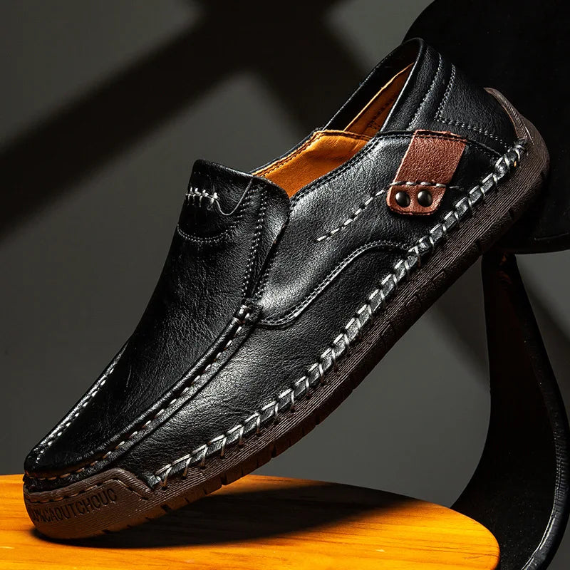 FRANK™ | KLASSISKE LÆDERLOAFERS TIL HERRER