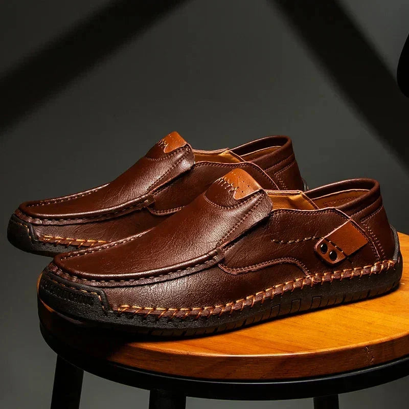 FRANK™ | KLASSISKE LÆDERLOAFERS TIL HERRER