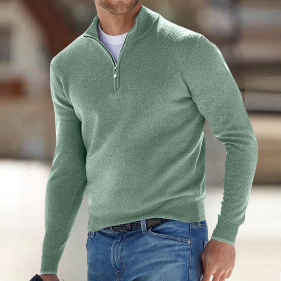 FRANK | PULLOVER MED LYNLÅS TIL HERRER
