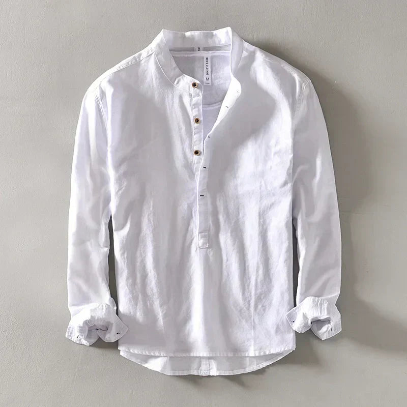 FRANK | MINIMALISTISK LINNESKJORTE