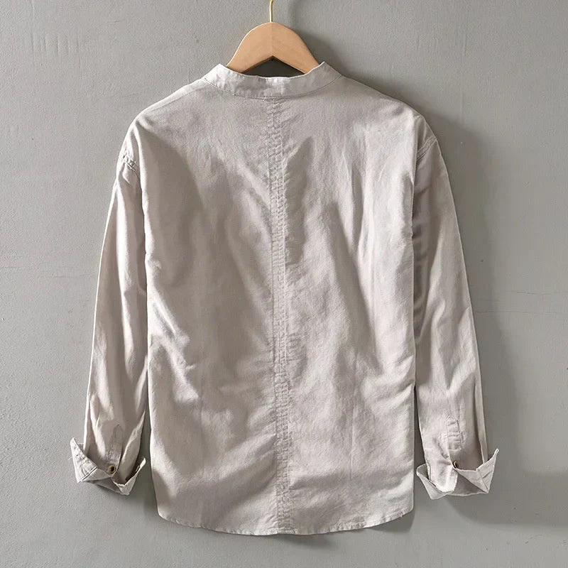 FRANK | MINIMALISTISK LINNESKJORTE