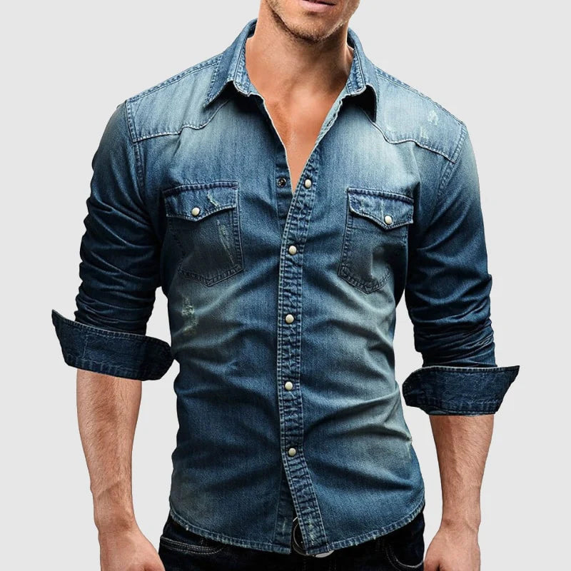 FRANK™ | Denimskjorte i slim fit