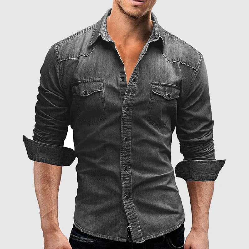 FRANK™ | Denimskjorte i slim fit