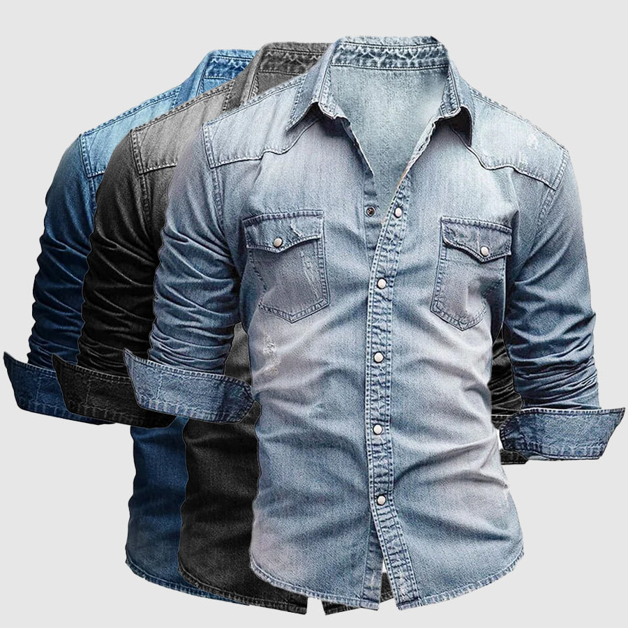 FRANK™ | Denimskjorte i slim fit