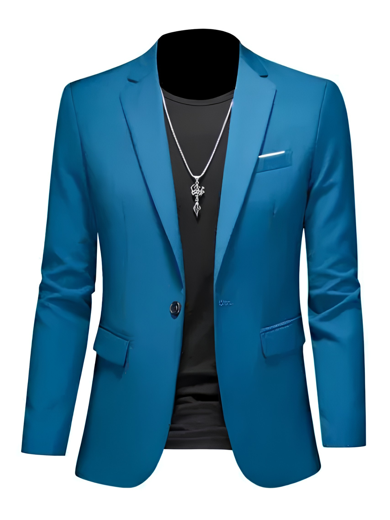 FRANK™ | Vævet blazer i skinny-fit til mænd