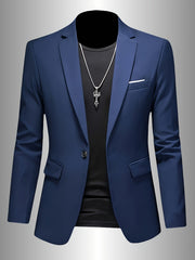 FRANK™ | Vævet blazer i skinny-fit til mænd