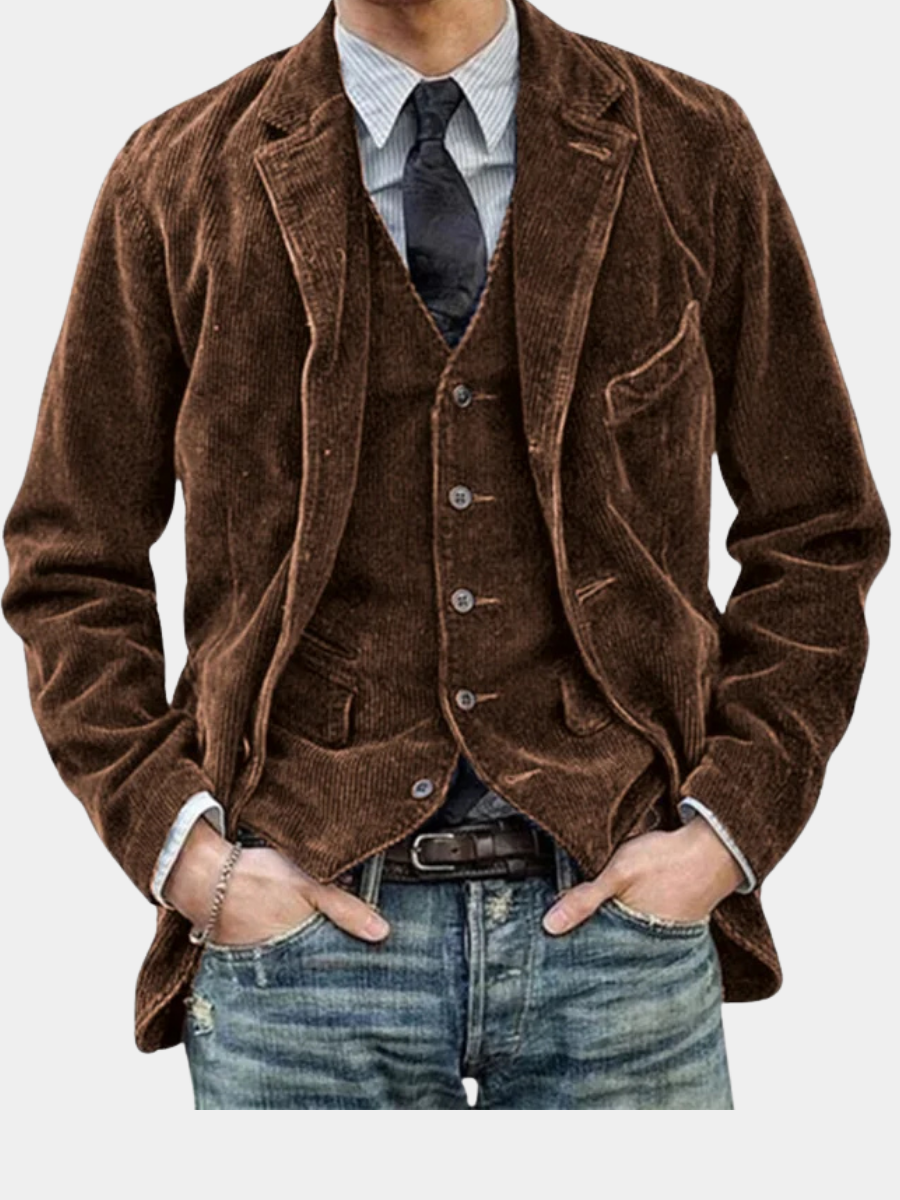 FRANK™ | ELEGANT VINTAGE-JAKKE OG VEST