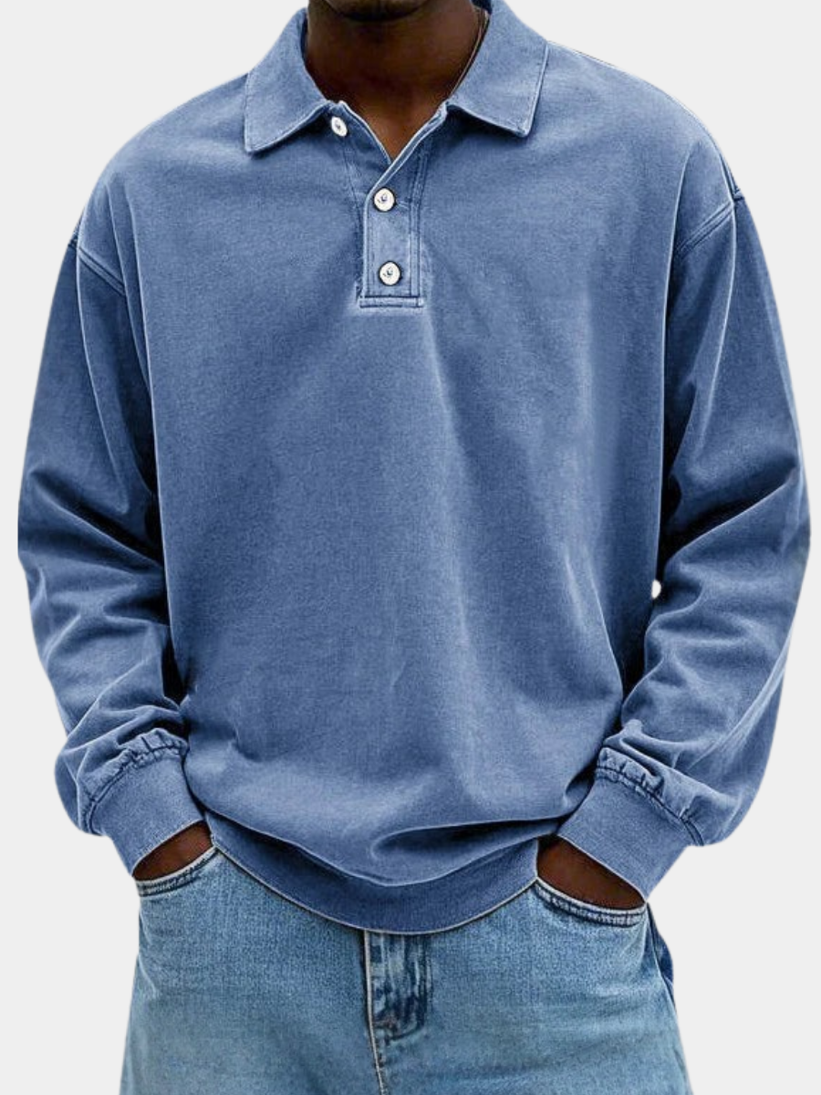 FRANK | DAILY POLO MED LANGE ÆRMER
