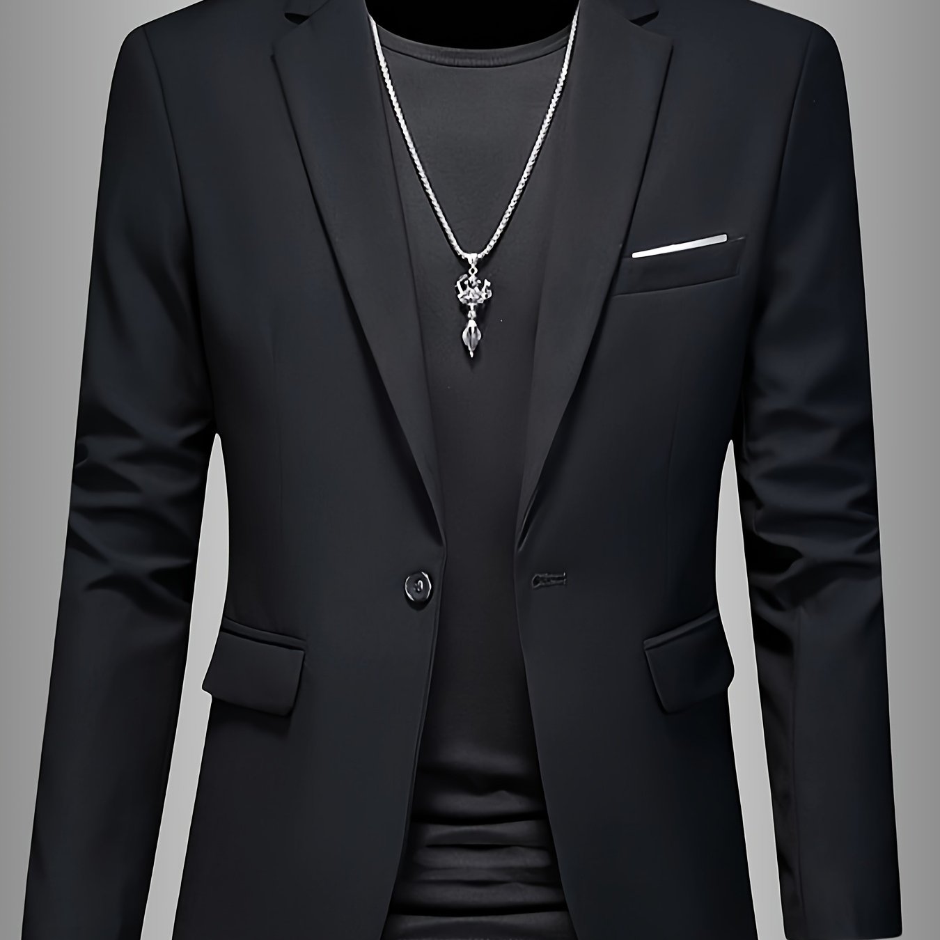 FRANK™ | Vævet blazer i skinny-fit til mænd