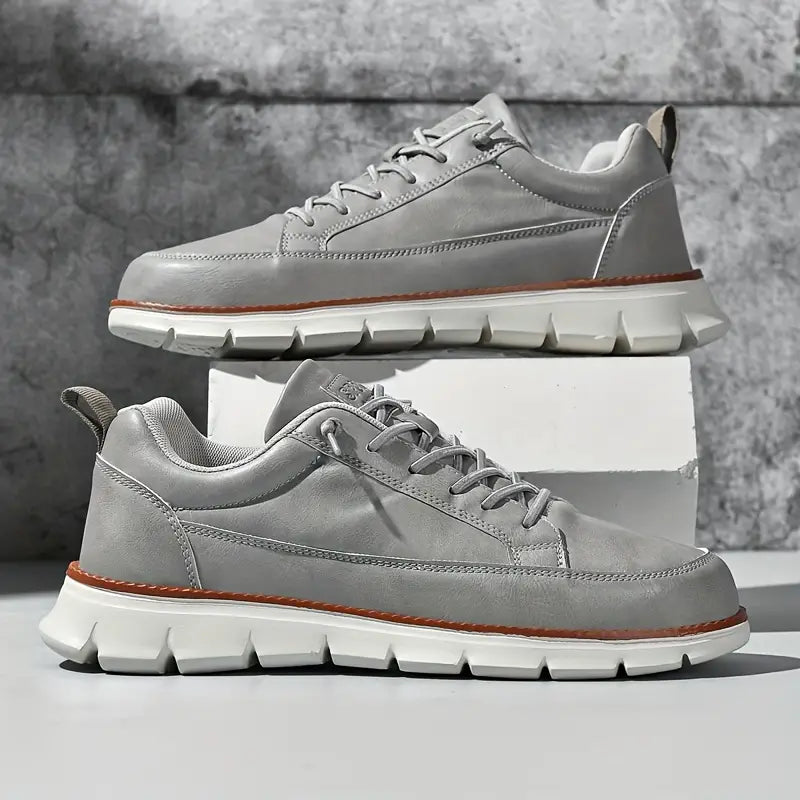 FRANK™ | LÆDERSNEAKERS MED STØTTE