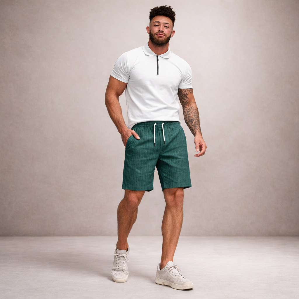 FRANK™ | Afslappede linnedshorts