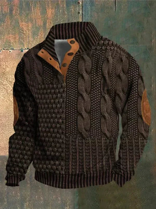 FRANK | VINTAGE STRIKKET TRØJE TIL MÆND