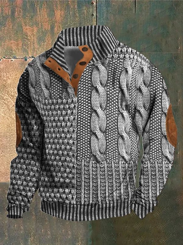 FRANK | VINTAGE STRIKKET TRØJE TIL MÆND