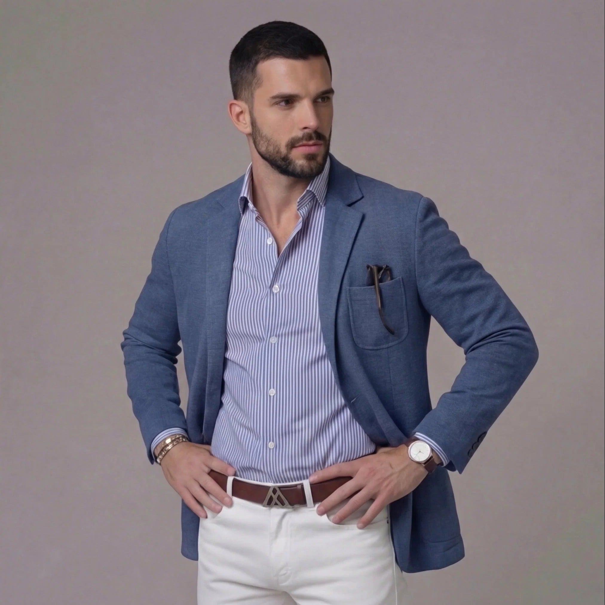 FRANK™ | Ustruktureret blazer til mænd
