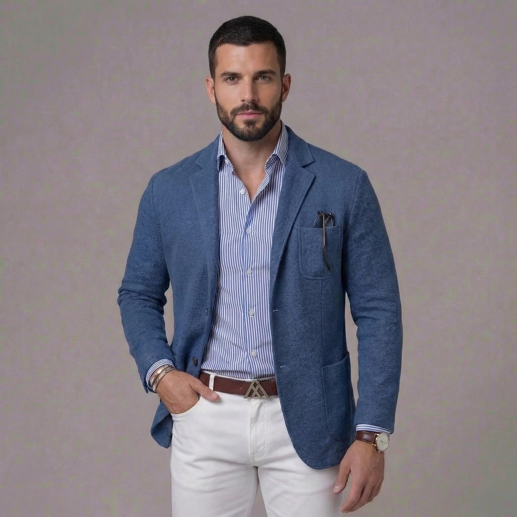 FRANK™ | Ustruktureret blazer til mænd