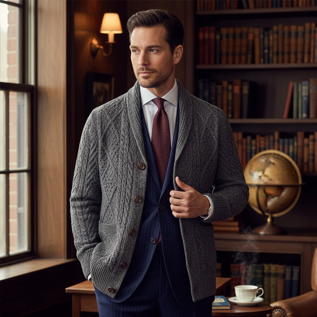 FRANK™ | Cardigan med knapper foran