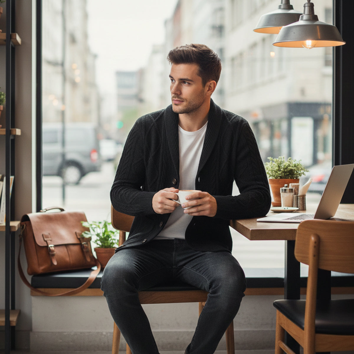 FRANK™ | Cardigan med knapper foran