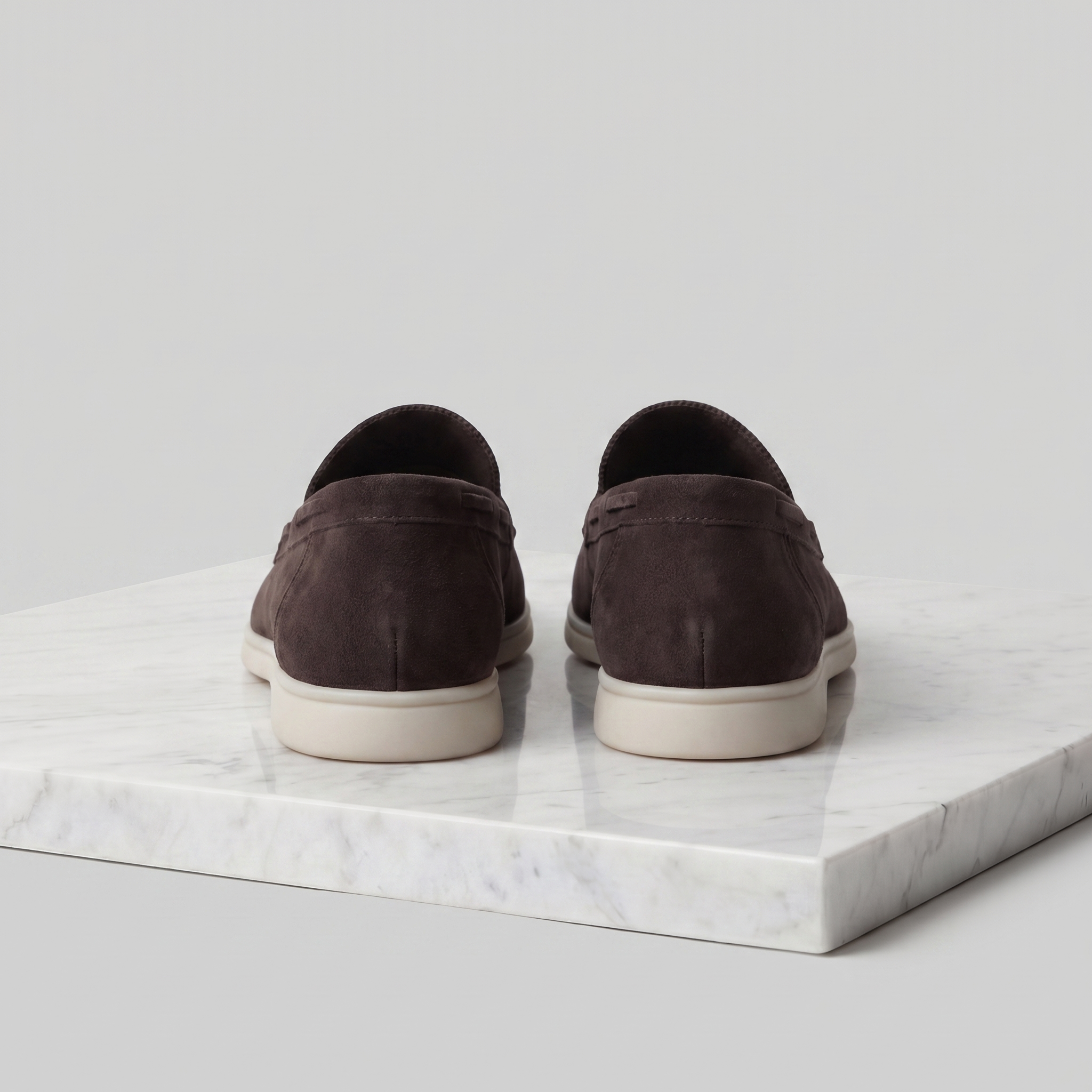 FRANK™ | Loafers med børstet overflade