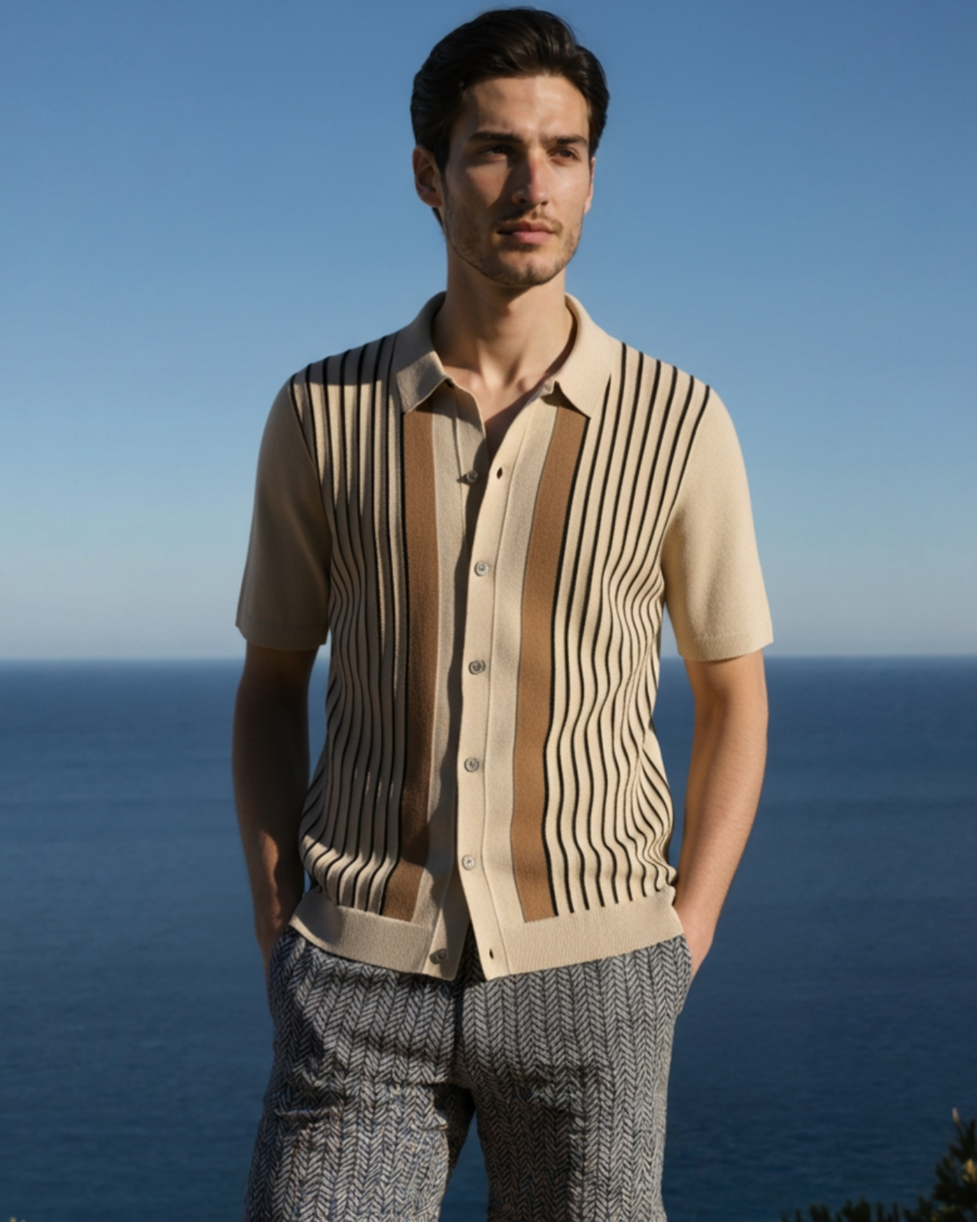 FRANK | MONTE CARLO STRIKKET POLO