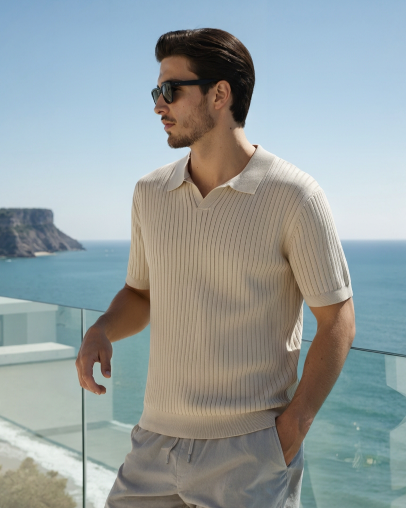 FRANK | PREMIUM-POLO MED RIBBING
