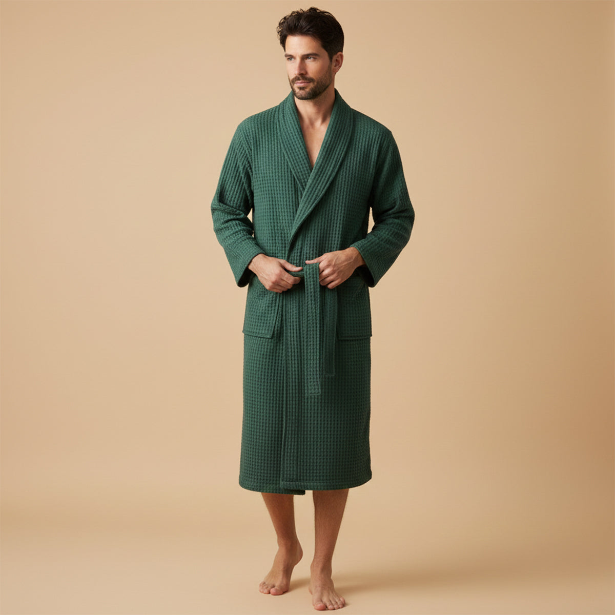 FRANK™ | Badekåbe med vaffelmønster