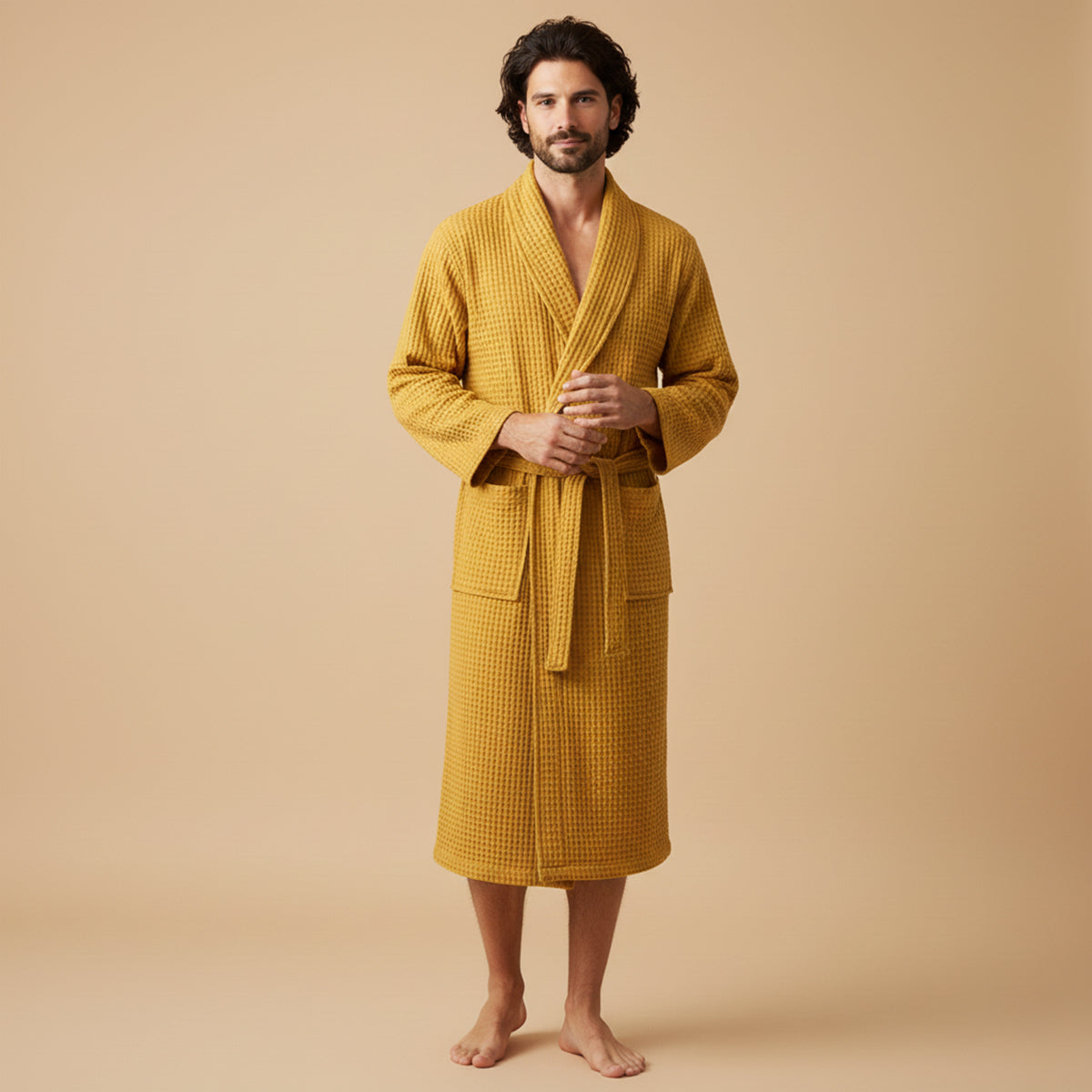 FRANK™ | Badekåbe med vaffelmønster