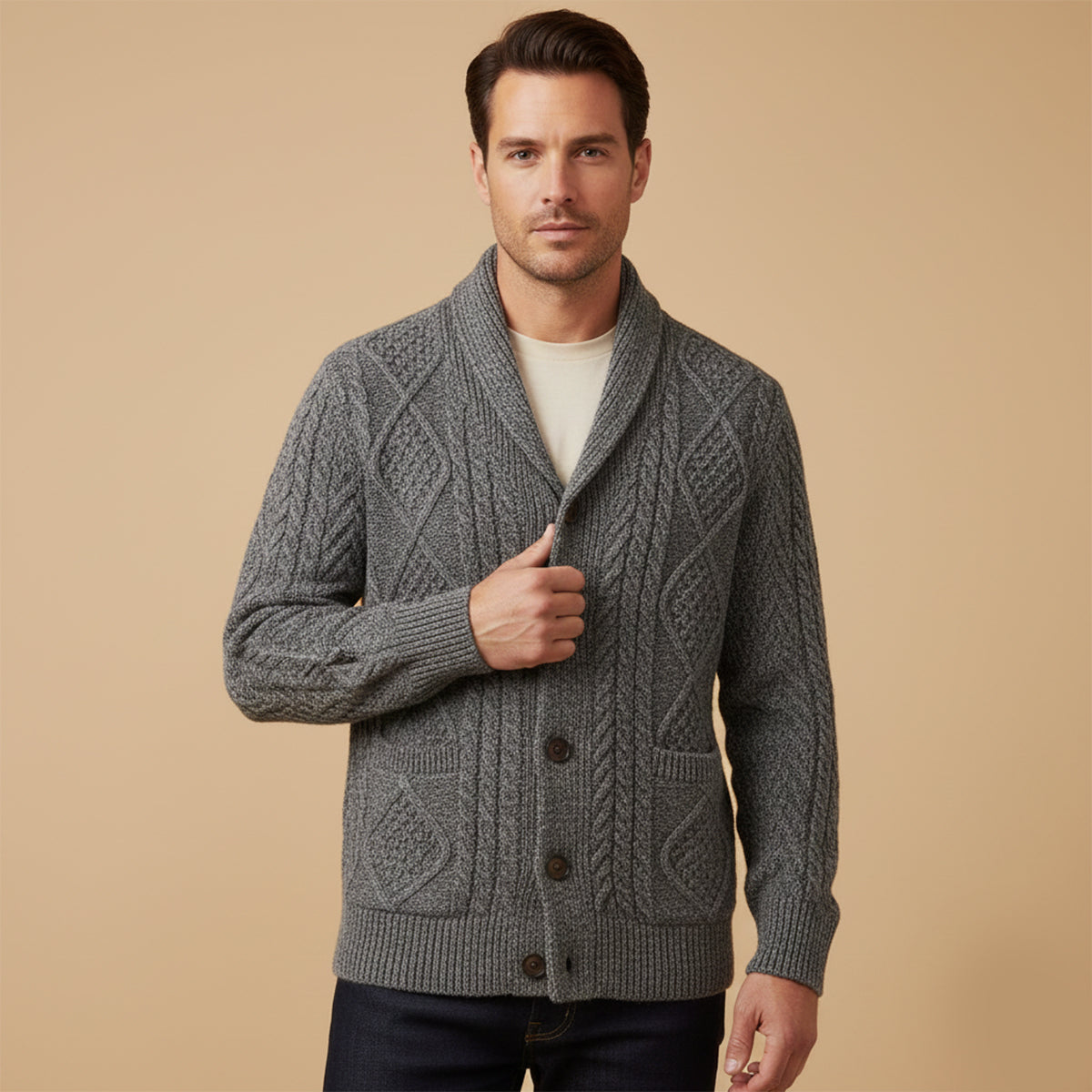 FRANK™ | Cardigan med knapper foran