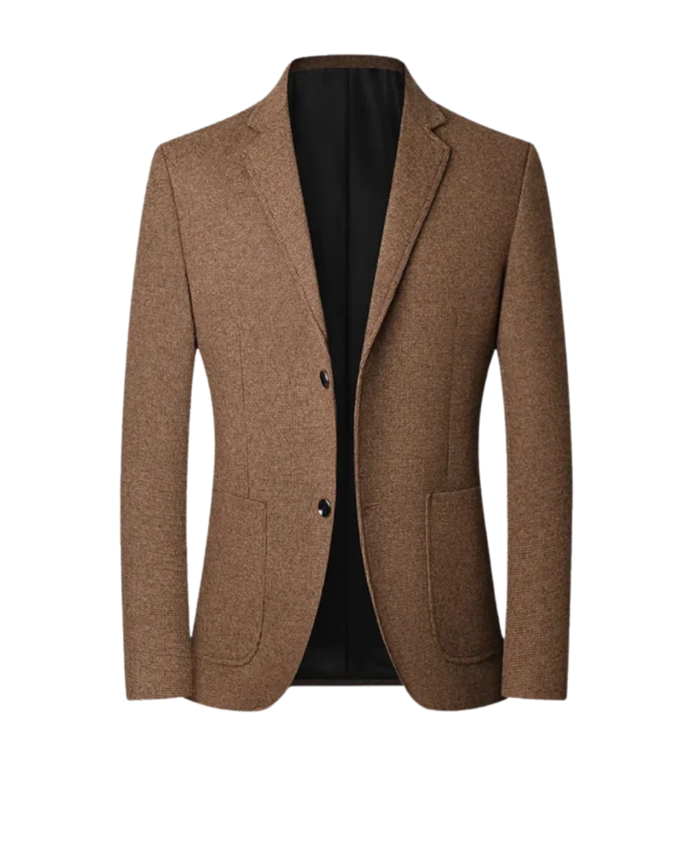 FRANK™ | Strikket herreblazer med to knapper