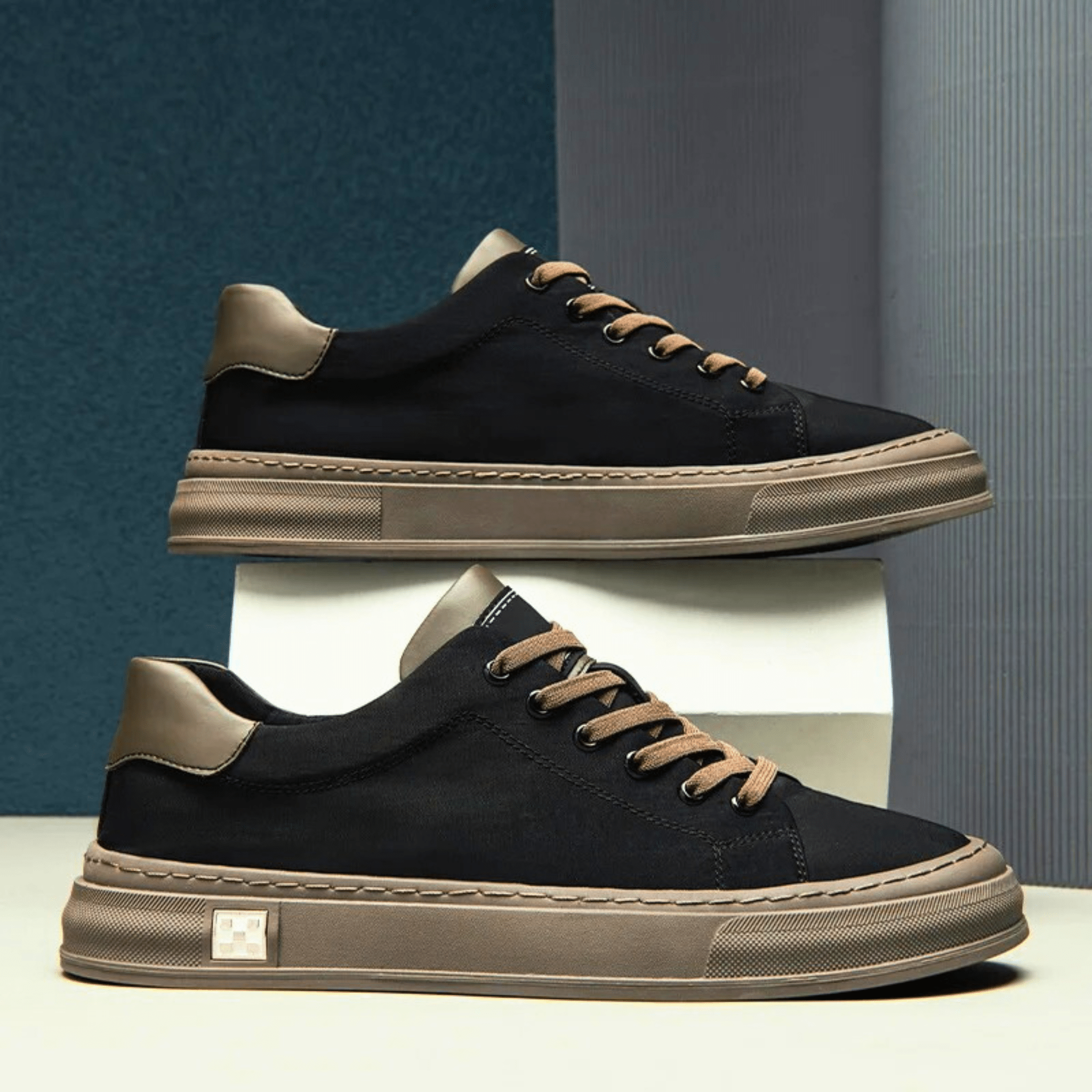FRANK™ | AFSLAPPEDE STOFSNEAKERS TIL MÆND